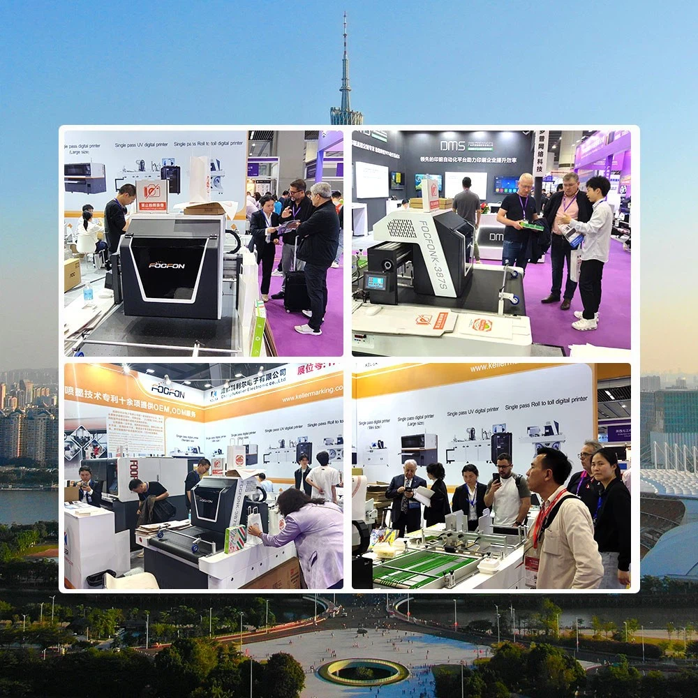 Kelier vystavil revoluční tiskárnu s jedním průchodem na výstavě Sino Label n...