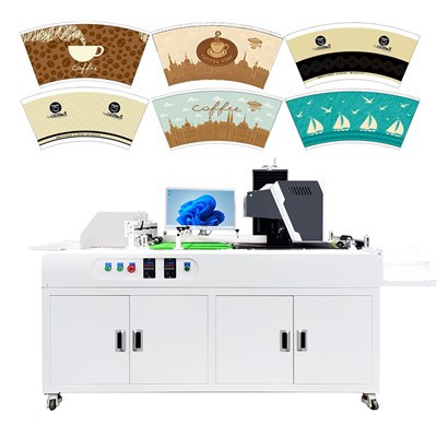 Mini ekonomická tiskárna s ventilátorem na papírové kelímky Tiskárna na papírové tašky