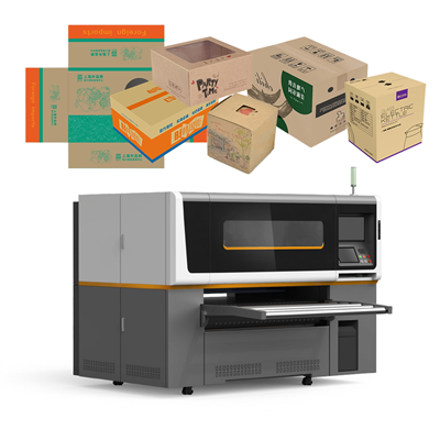 Jednoprůchodová tiskárna pro kartonové a kartonové krabice